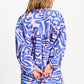 POM Amsterdam Blouses BLOUSE - Waves Pink Linen