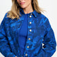 POM Amsterdam Blouses BLOUSE - Yuki Animal Eternal Blue