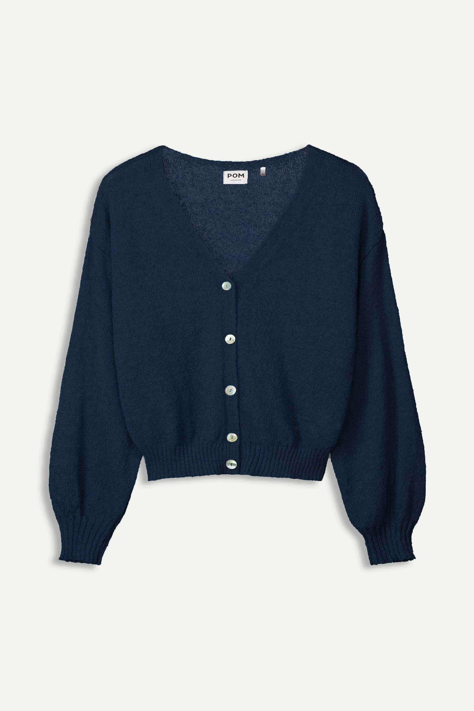 POM Amsterdam Cardigans CARDIGAN - Deep Dark Blue