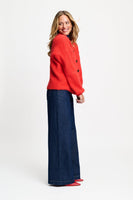 POM Amsterdam Cardigans CARDIGAN - Meryl Rouge