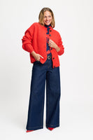 POM Amsterdam Cardigans CARDIGAN - Meryl Rouge