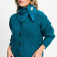 POM Amsterdam Cardigans CARDIGAN - Meryl Teal Green