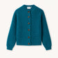 POM Amsterdam Cardigans CARDIGAN - Meryl Teal Green