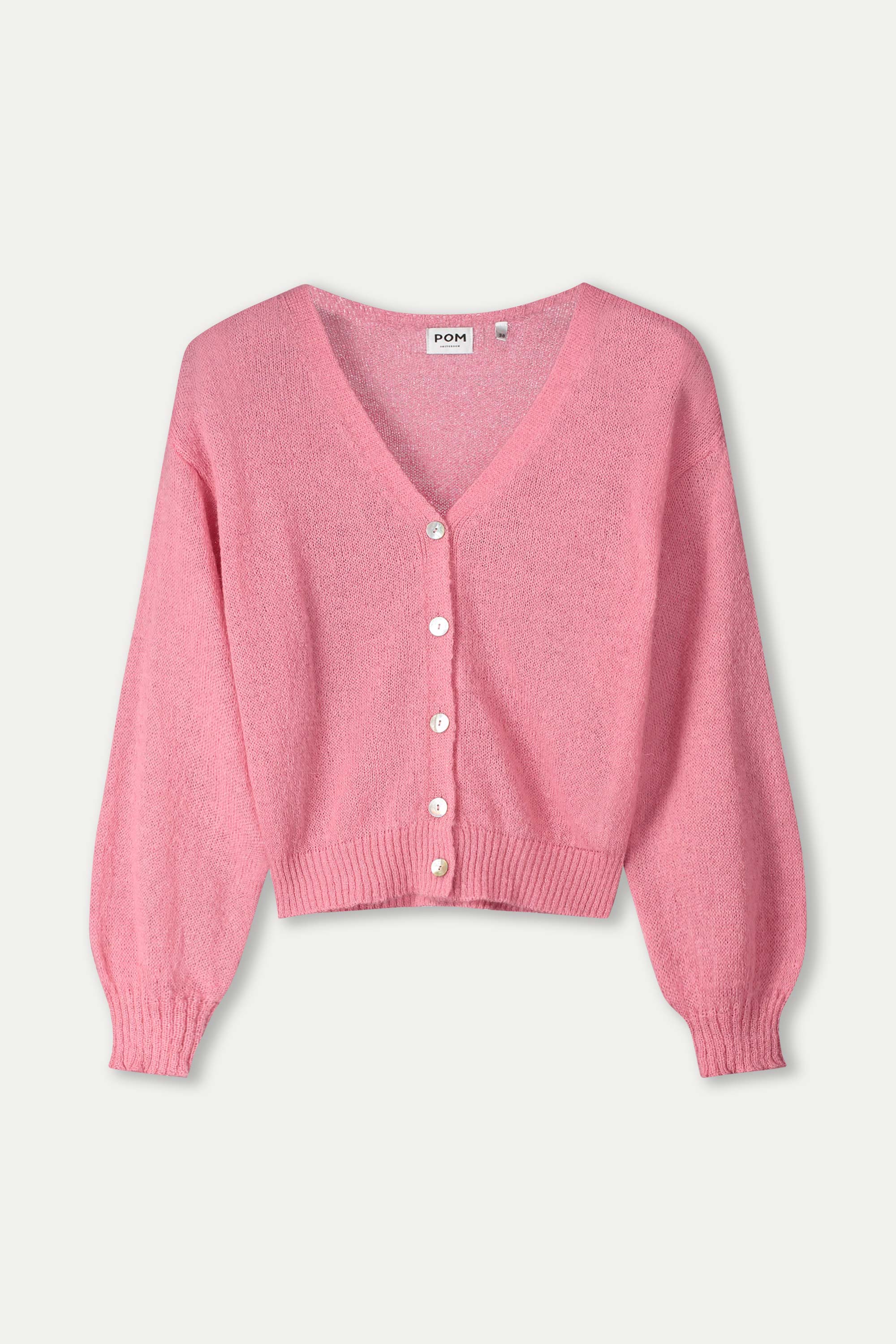 POM Amsterdam Cardigans CARDIGAN - Raspberry