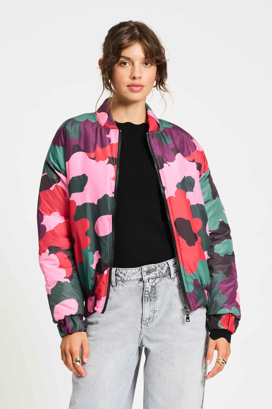 POM Amsterdam Coats Multi colour / 34 VEST - Abstract Flower