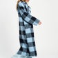 POM Amsterdam Coats VEST - Check Dawn Blue