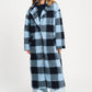 POM Amsterdam Coats VEST - Check Dawn Blue