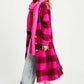 POM Amsterdam Coats VEST - Check Plum Pink