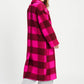 POM Amsterdam Coats VEST - Check Plum Pink