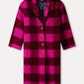 POM Amsterdam Coats VEST - Check Plum Pink