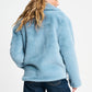 POM Amsterdam Coats VEST - Fur Misty Blue