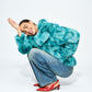 POM Amsterdam Coats VESTE - Cleo Teal Green Animal