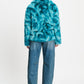 POM Amsterdam Coats VESTE - Cleo Teal Green Animal