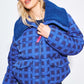 POM Amsterdam Coats VESTE - Coco Blue Check