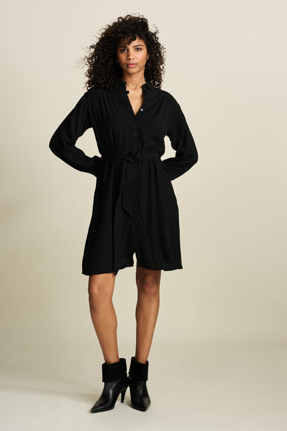 POM Amsterdam Dresses Black / 34 ROBE - Ella Black