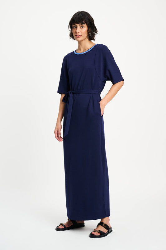 POM Amsterdam Dresses Blue / 34 ROBE - Macy Night Blue