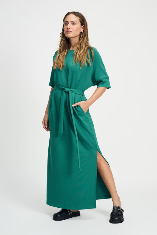 POM Amsterdam Dresses Green / 34 DRESS - Nora Meadow Green