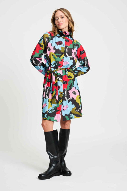 POM Amsterdam Dresses Multi colour / 34 ROBE - Autumn Garden