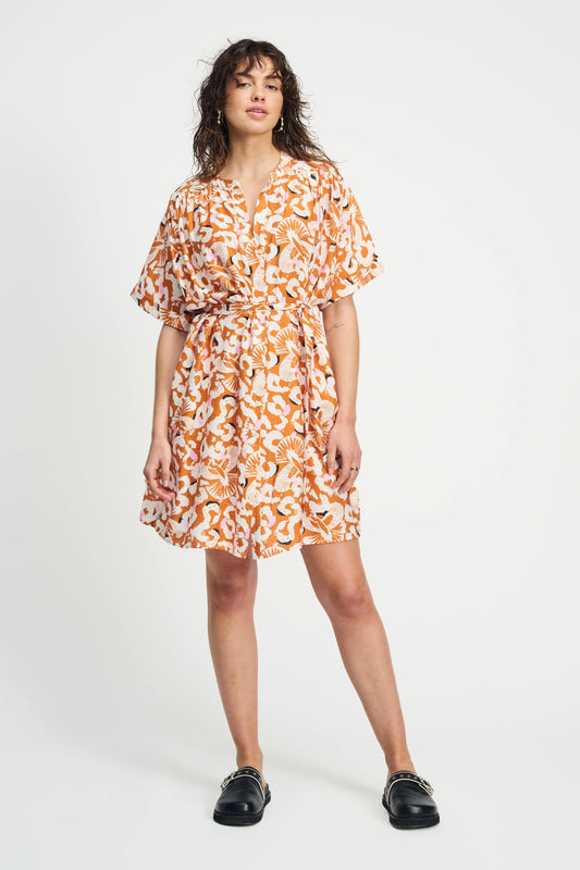 POM Amsterdam Dresses Orange / 34 ROBE - Adventure