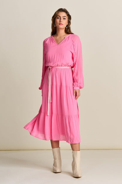 POM Amsterdam Dresses Pink / 34 ROBE - Georgie Blooming Pink