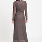 POM Amsterdam Dresses ROBE - Amber Check Brown