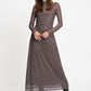 POM Amsterdam Dresses ROBE - Amber Check Brown