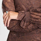 POM Amsterdam Dresses ROBE - Anna Chocolate Brown
