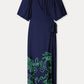 POM Amsterdam Dresses ROBE - Beach Vibes Tape Night Blue