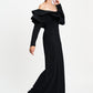 POM Amsterdam Dresses ROBE - Bibi Shimmer Black