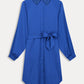 POM Amsterdam Dresses ROBE - Butterfly Bright Blue