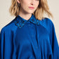 POM Amsterdam Dresses ROBE - Butterfly Bright Blue