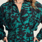 POM Amsterdam Dresses ROBE - Camo Teal Green