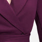 POM Amsterdam Dresses ROBE - Dani Dark Plum