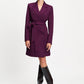 POM Amsterdam Dresses ROBE - Dani Dark Plum