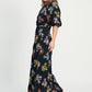 POM Amsterdam Dresses ROBE - Embroidery Sky Black