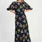 POM Amsterdam Dresses ROBE - Embroidery Sky Black