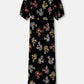 POM Amsterdam Dresses ROBE - Embroidery Sky Black