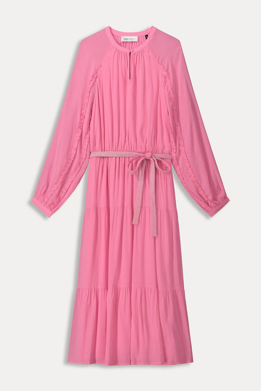 POM Amsterdam Dresses ROBE - Georgie Blooming Pink