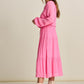 POM Amsterdam Dresses ROBE - Georgie Blooming Pink