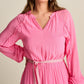 POM Amsterdam Dresses ROBE - Georgie Blooming Pink