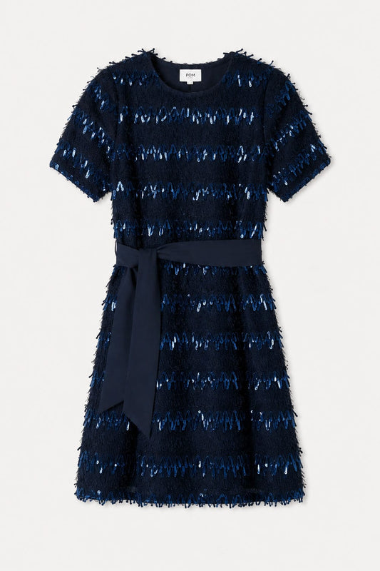 POM Amsterdam Dresses ROBE - Inez Eternal Blue