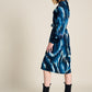 POM Amsterdam Dresses ROBE - Jada Feathers Blue