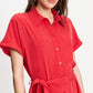 POM Amsterdam Dresses ROBE - Luna Bloom Red