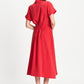 POM Amsterdam Dresses ROBE - Luna Bloom Red