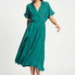 POM Amsterdam Dresses ROBE - Lynn Pacific Green