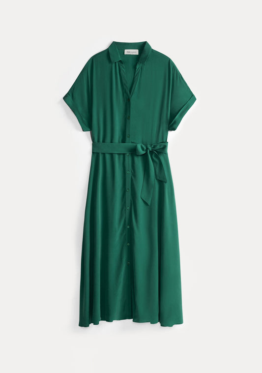 POM Amsterdam Dresses ROBE - Lynn Pacific Green