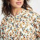 POM Amsterdam Dresses ROBE - Poplin Leopard Lush