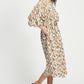 POM Amsterdam Dresses ROBE - Poplin Leopard Lush