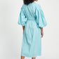 POM Amsterdam Dresses ROBE - Poplin Sky Blue
