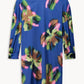 POM Amsterdam Dresses ROBE - Satin Butterfly Blue